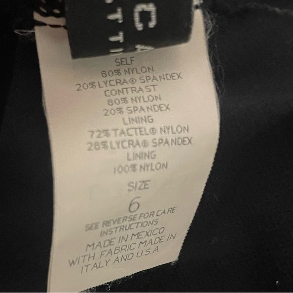 La Blanca by Rob Beattie Black One-Piece Bathing Suit, Lace Front Closure Size 6 - Picture 7 of 7